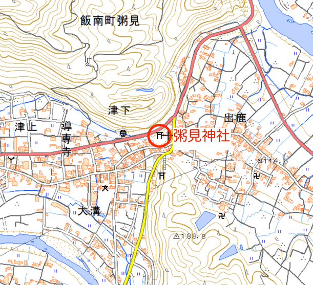 マップ粥見神社